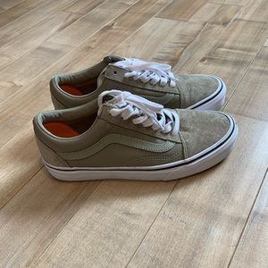 BEIGE VANS SCOTCHGUARD COLLAB